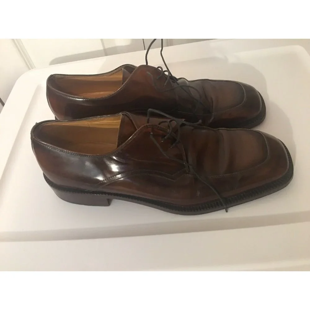 Herry Sax Men’s Sz 9.5 Shoes Brown Made In Italy‎